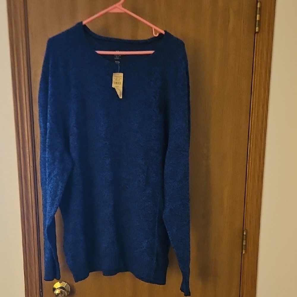 American Eagle Outfitters Classic Fit Blue Sweater